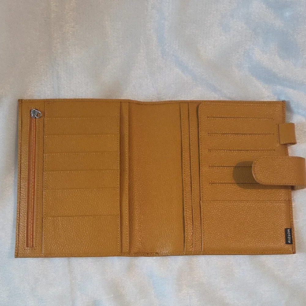 Moterm Mustard Yellow Leather Planner/Notebook Cover